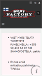 Mobile Screenshot of bootfactory.fi